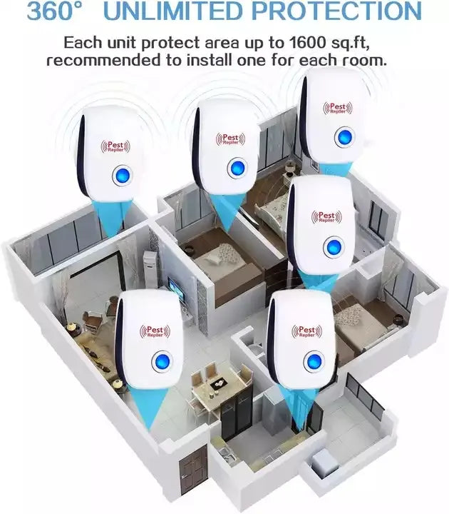 Value Pack of 6 – Ultrasonic Pest Repellers