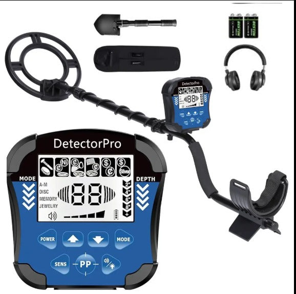 MD8010 Metal Detector 10" Waterproof Coil LCD Display | Gold & Coin Finder