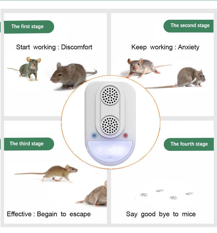 Twin Speaker Ultrasonic Pest Control – Safe, Chemical-Free Repeller for Rats & More
