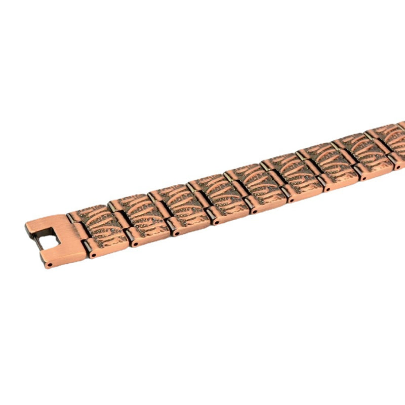 Vintage Red Copper  Double Row Magnetic Bracelet